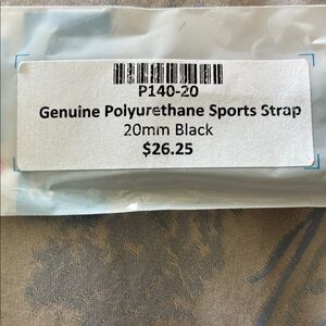 AND Black Sports Watch Strap